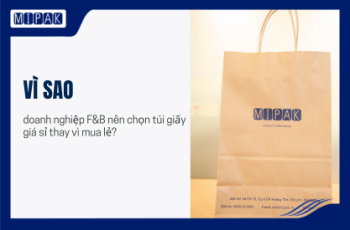 Vì sao doanh nghiệp F&B nên chọn túi giấy giá sỉ thay vì mua lẻ?